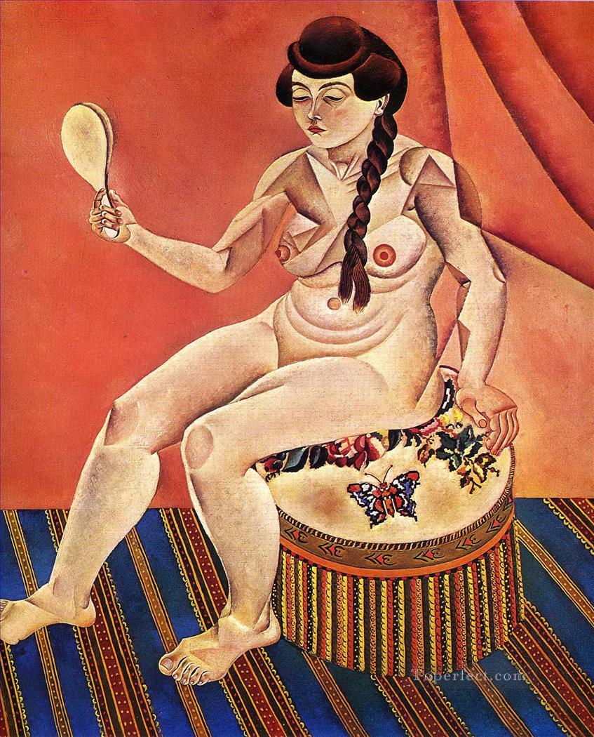 Nude with Mirror Joan Miro Oil Paintings